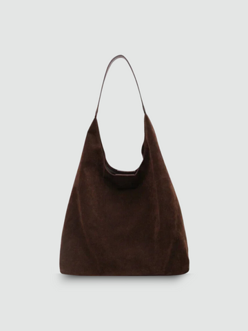 Bolsa Hobo Grande Marrom Garbo Roberta - Garboza