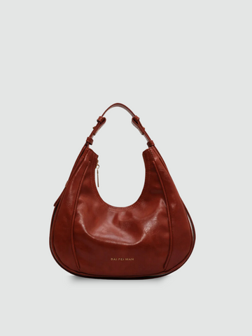 Bolsa Hobo Média Laranja Garbo Gabriela - Garboza