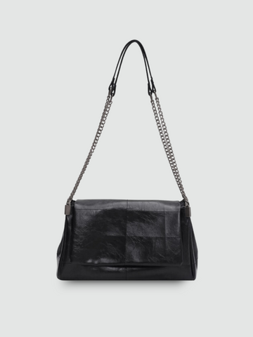 Bolsa Satchel Média Preta Garbo Isadora - Garboza