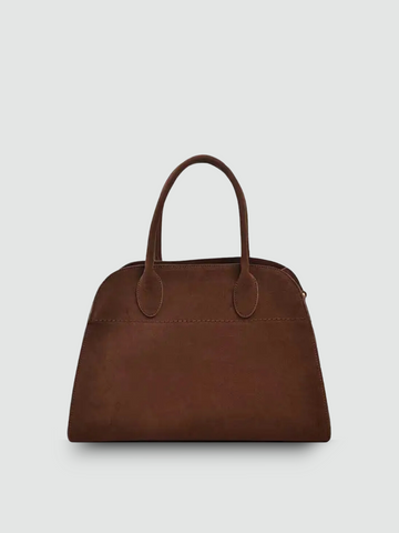 Bolsa Baú Grande Marrom Garbo Claire - Garboza