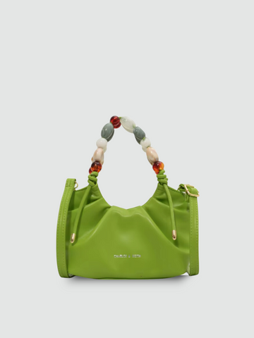 Bolsa de Mão Média Verde Garbo Fiorella - Garboza