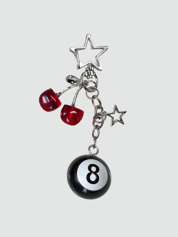 Bag Charm Cherry Snooker