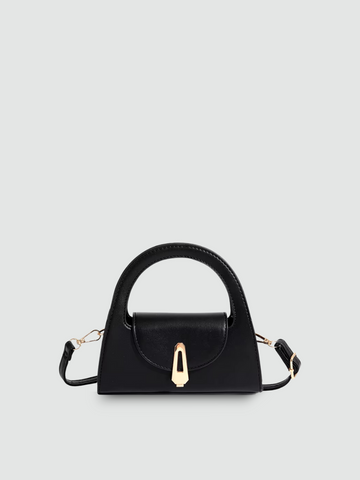 Bolsa de Mão Pequena Preta Garbo Dahlia - Garboza