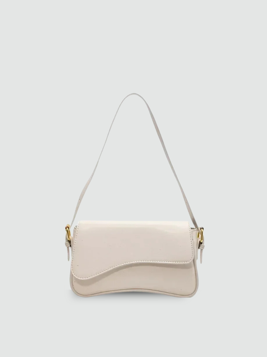Bolsa De Ombro Pequena Branca Garbo Chiara - Garboza
