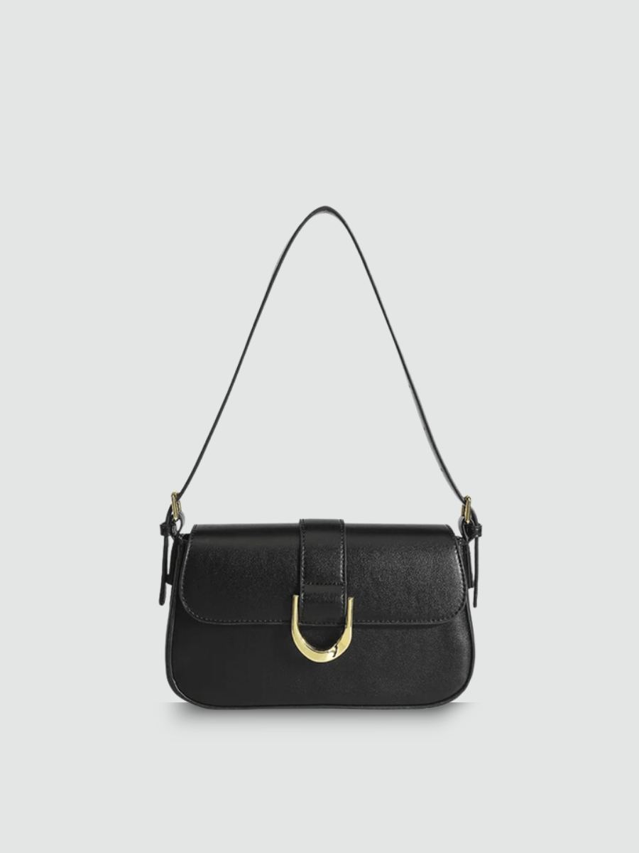 Bolsa De Ombro Pequena Preto  Garbo Géssica - Garboza