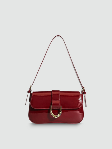 Bolsa De Ombro Pequena Vermelha  Garbo Géssica - Garboza