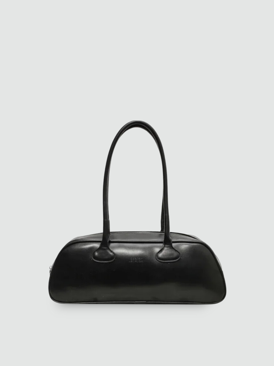 Bolsa Baguete Média Preta Garbo Lori - Garboza