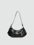 Bolsa de Ombro Pequena Preta Garbo Kate - Garboza