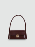 Bolsa De Ombro Pequena Marrom Garbo Mirella - Garboza