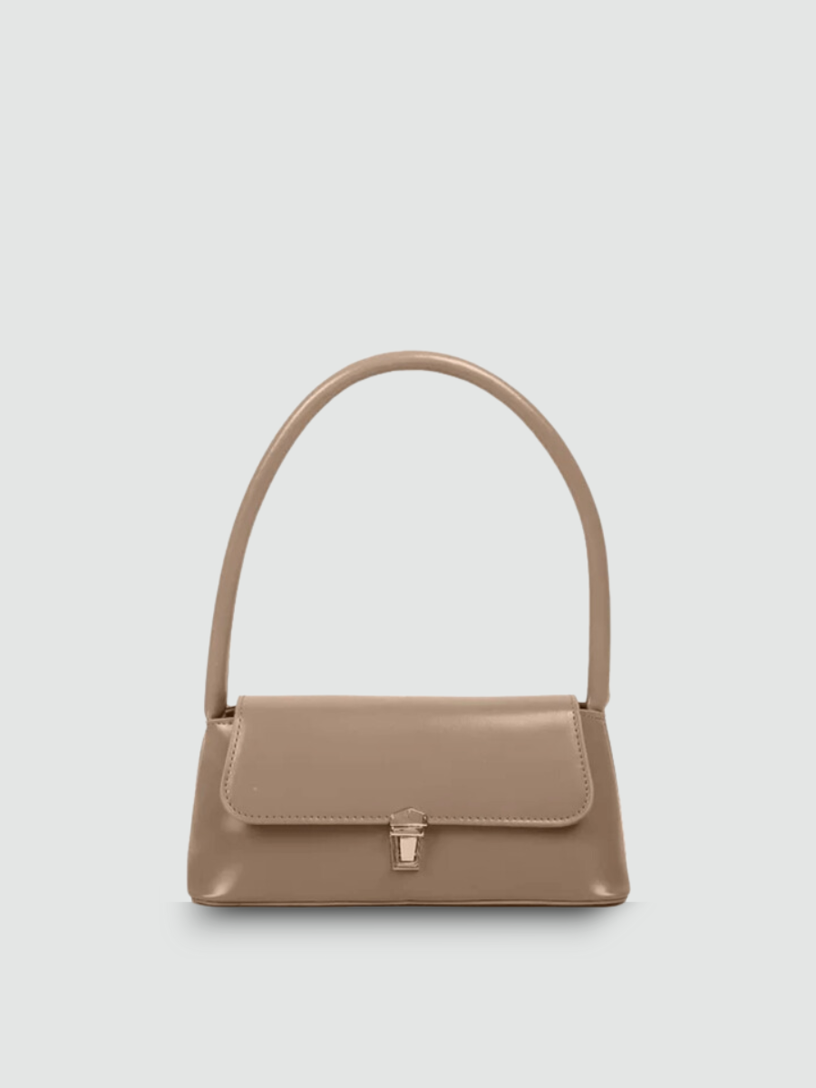 Bolsa De Ombro Pequena Bege Garbo Mirella - Garboza