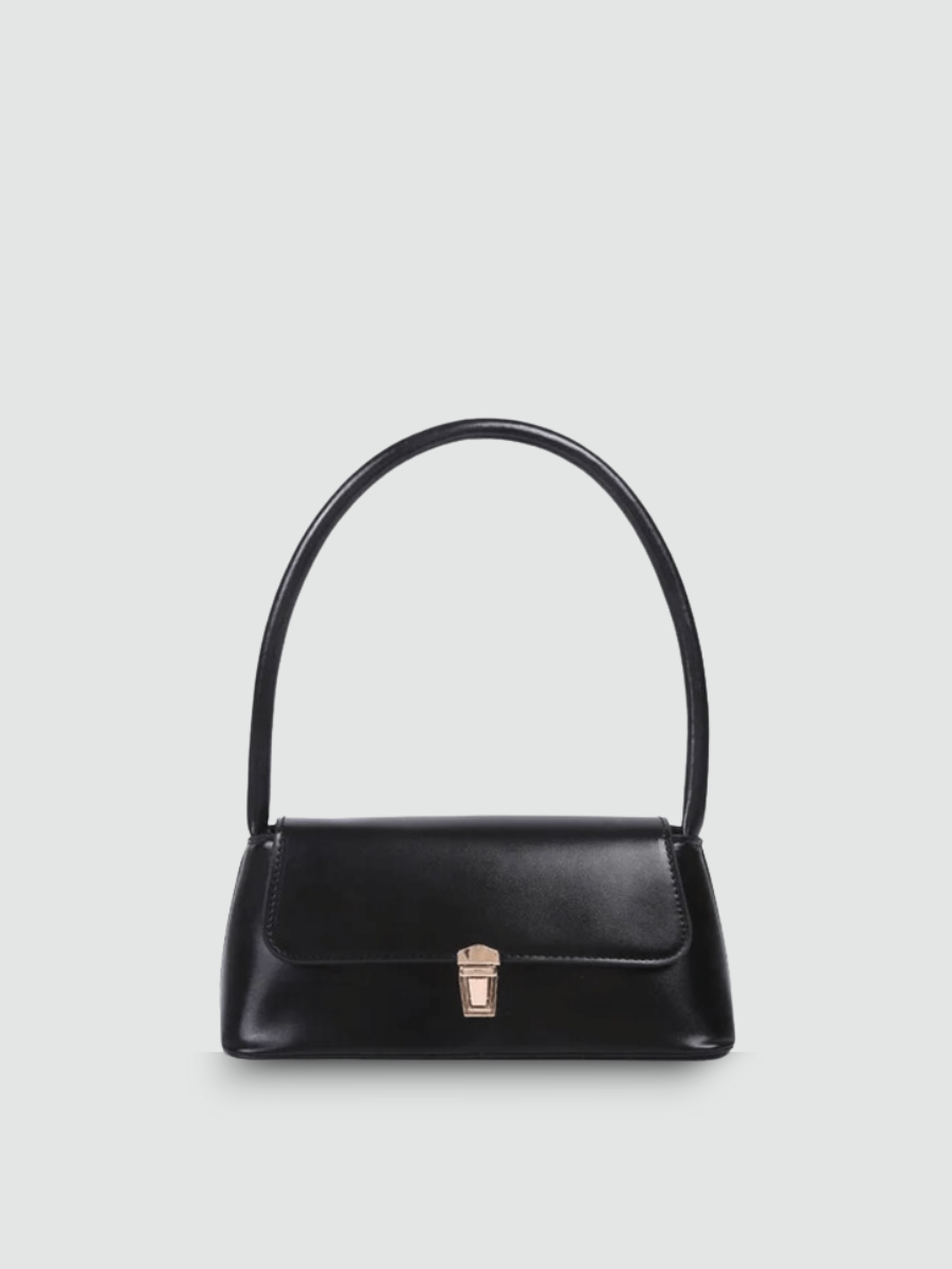 Bolsa De Ombro Pequena Preta Garbo Mirella - Garboza
