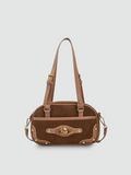 Bolsa de Ombro Pequena Marrom Garbo Míria - Garboza