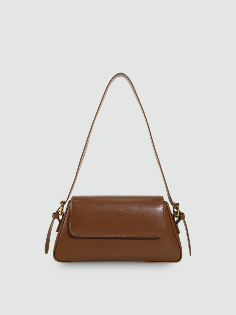 Bolsa De Ombro Pequena Marrom Garbo Rúbia - Garboza