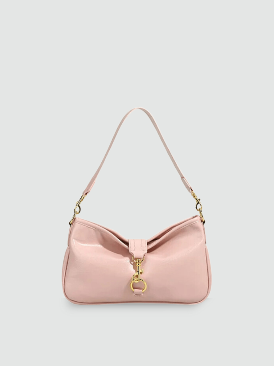 Bolsa Baguete Média Rosa Garbo Mara - Garboza