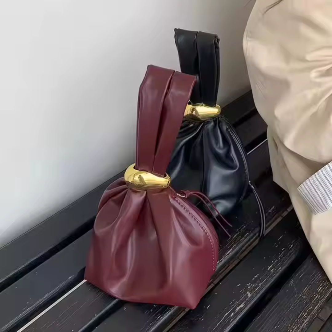 Bolsa de Mão Pequena Preta Garbo Tatiane - Garboza