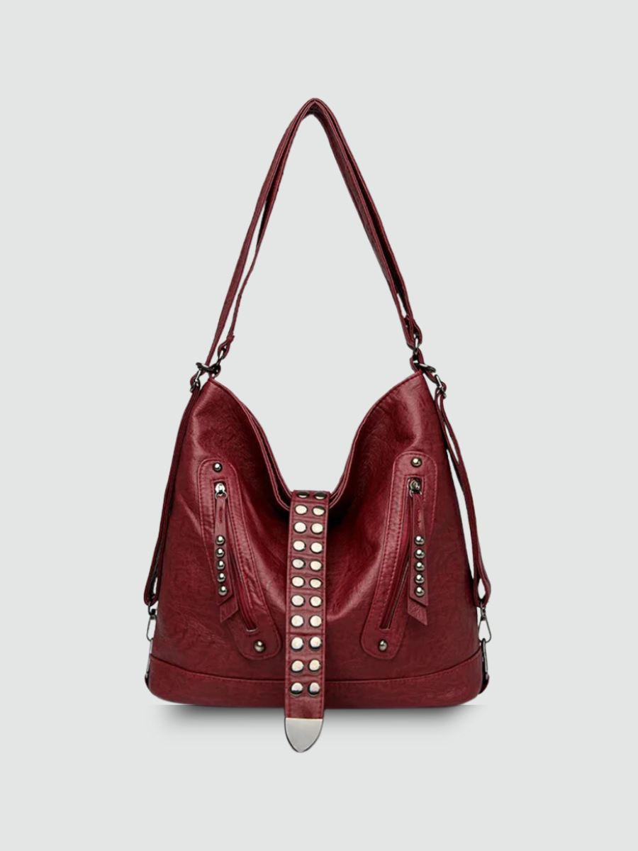 Bolsa Hobo Grande Vermelha Garbo Areta - Garboza
