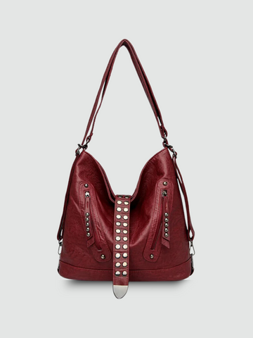 Bolsa Hobo Grande Vermelha Garbo Areta - Garboza