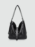 Bolsa Hobo Grande Preta Garbo Areta - Garboza
