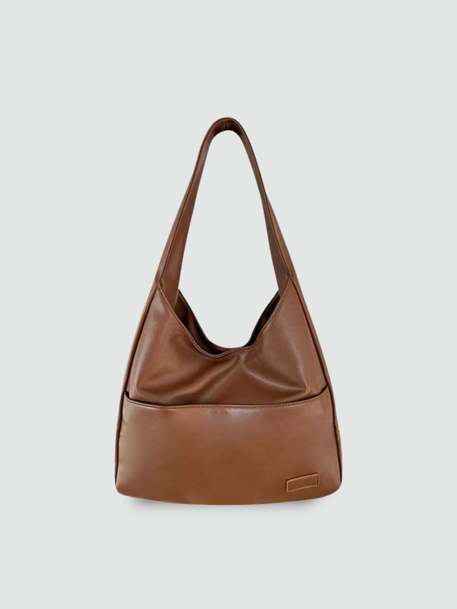 Bolsa Hobo Grande Marrom Garbo Giulia - Garboza