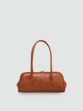Bolsa Baguete Média Marrom Garbo Sage - Garboza