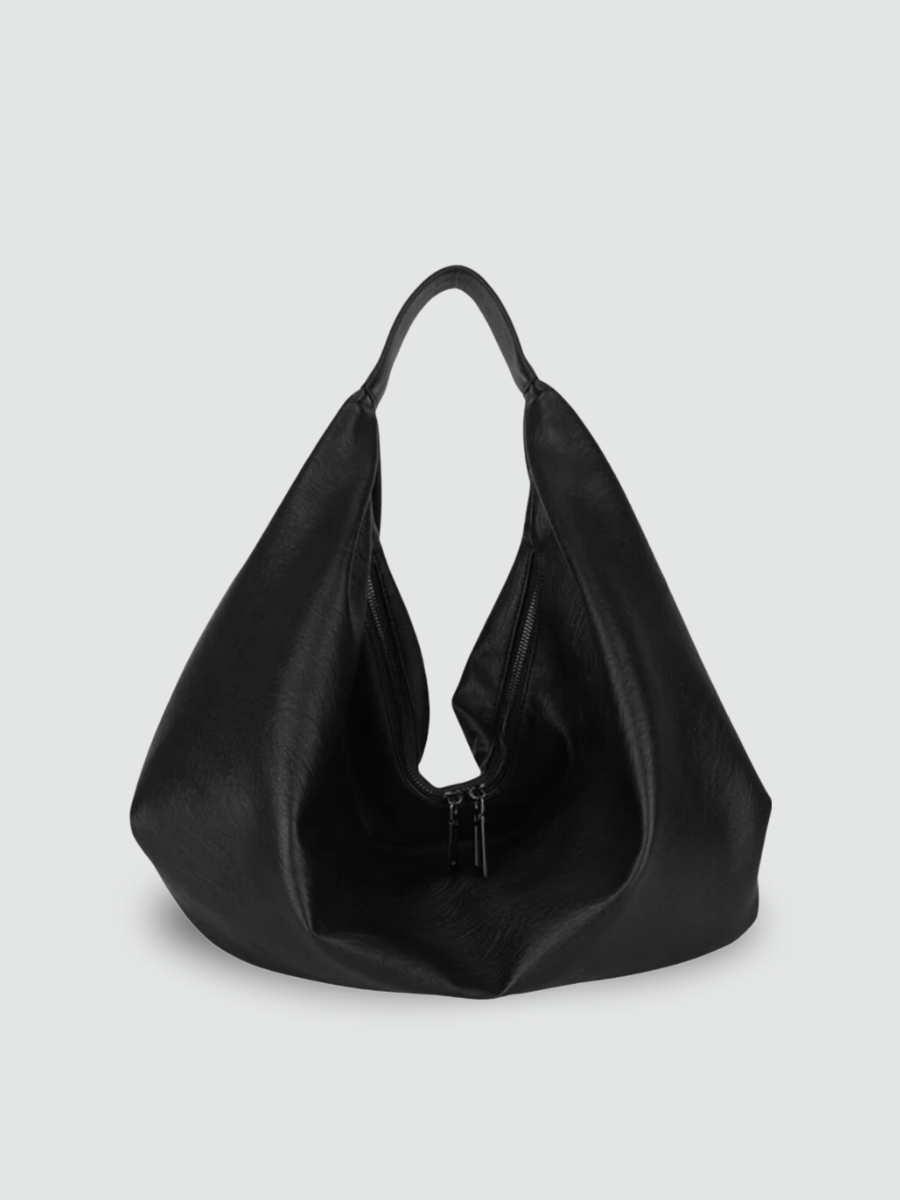 Bolsa Hobo Grande Preto Garbo Karina - Garboza