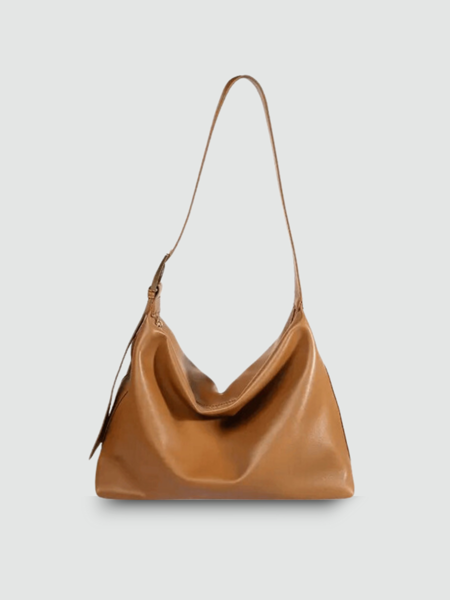Bolsa Hobo Grande Marrom Garbo Liz - Garboza