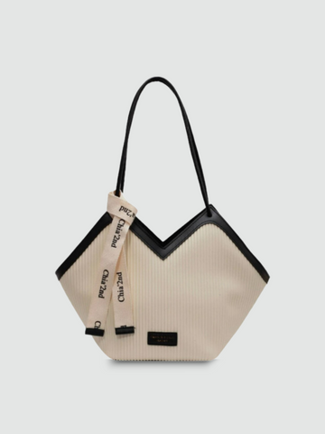 Bolsa Hobo Grande Branca Garbo Luara - Garboza
