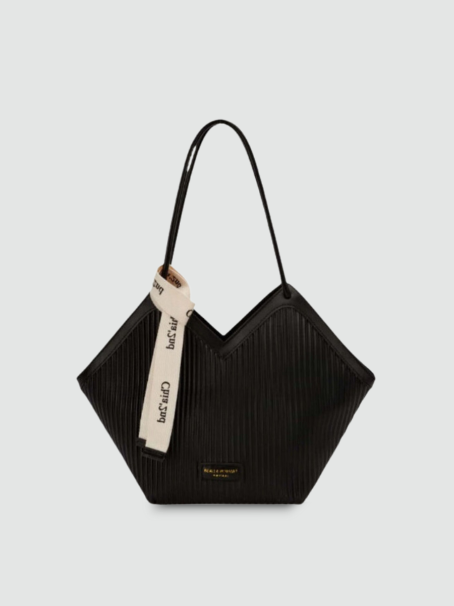 Bolsa Hobo Grande Preto Garbo Luara - Garboza