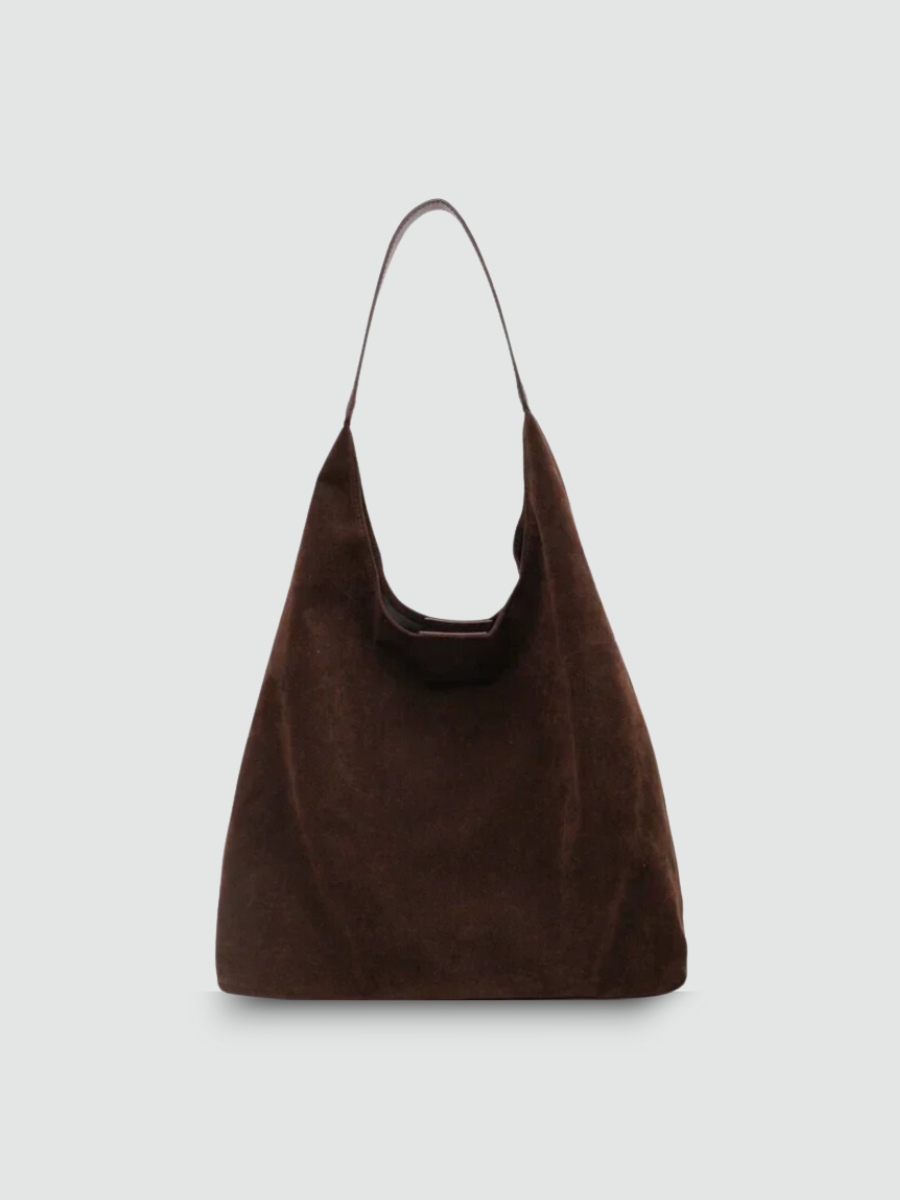 Bolsa Hobo Grande Marrom Garbo Roberta - Garboza