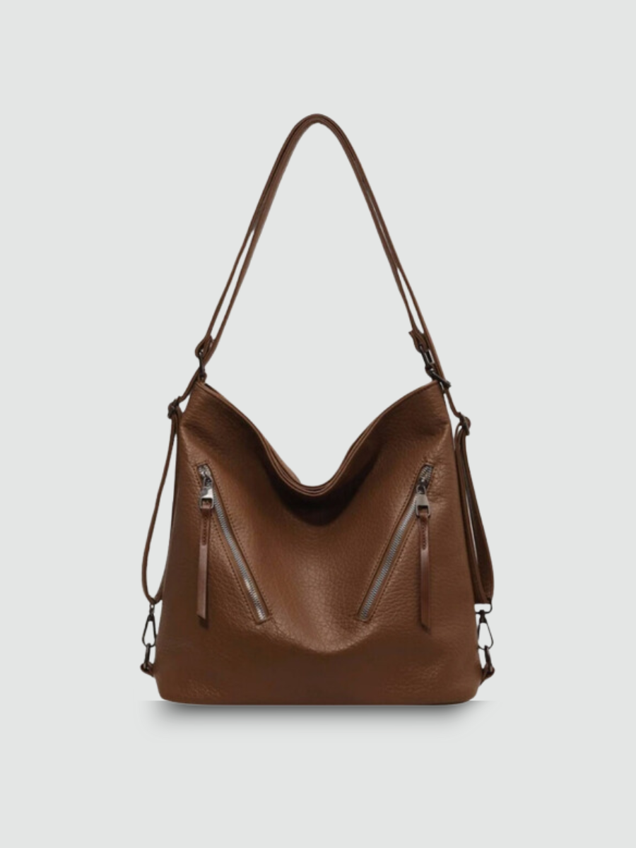 Bolsa Hobo Grande Marrom Garbo Zoe - Garboza