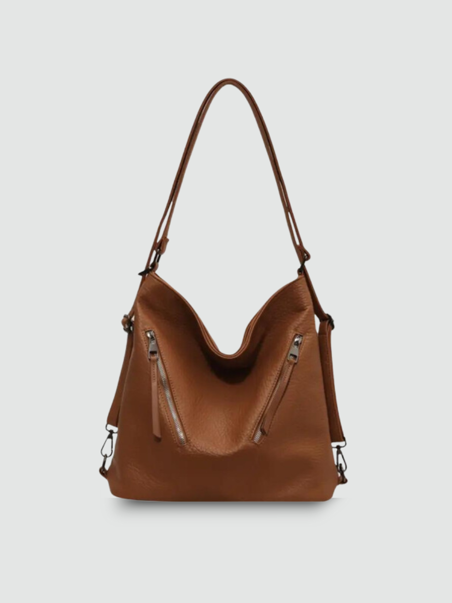 Bolsa Hobo Grande Marrom Garbo Zoe - Garboza