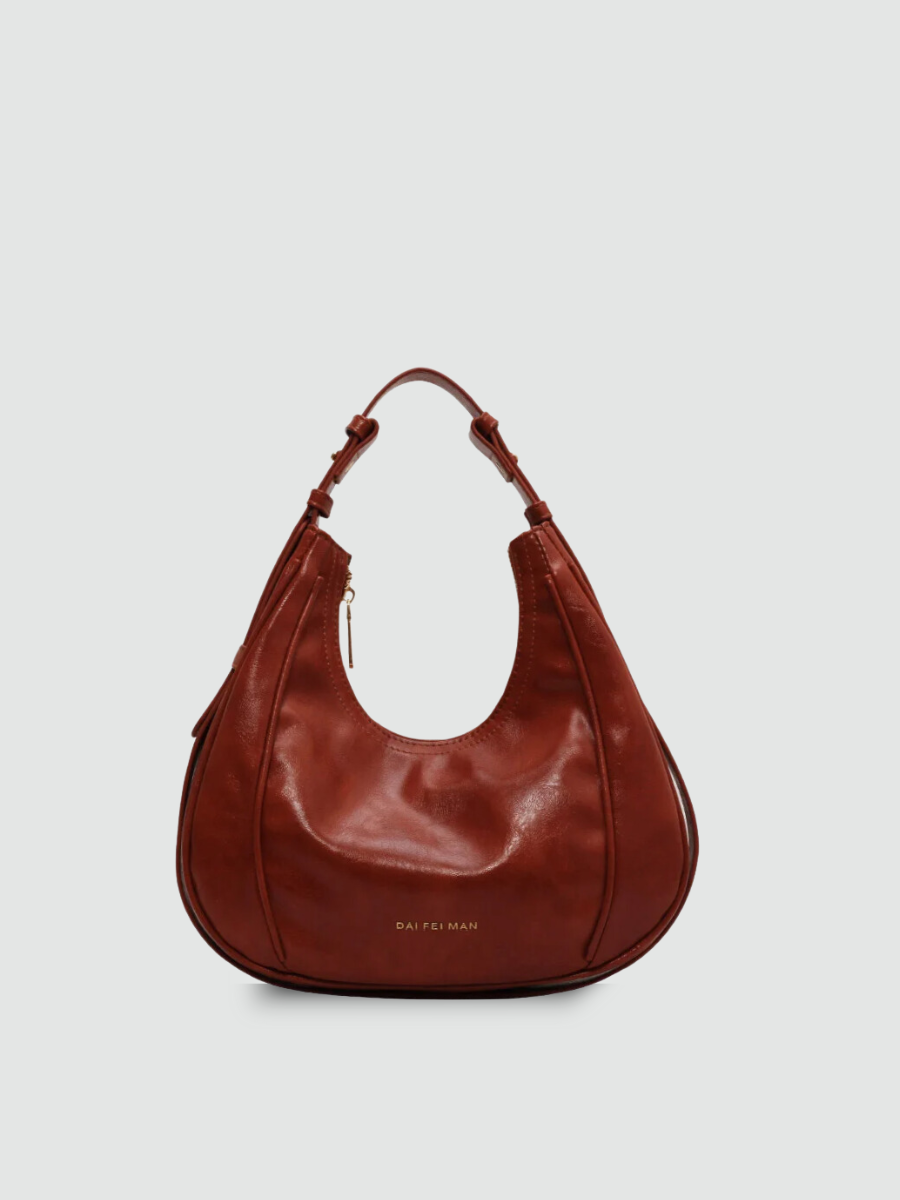 Bolsa Hobo Média Laranja Garbo Gabriela - Garboza