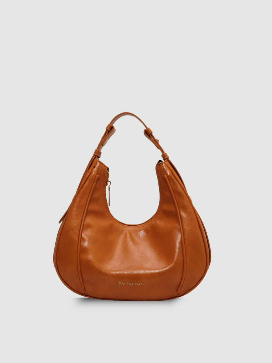 Bolsa Hobo Média Laranja Garbo Gabriela - Garboza