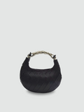 Bolsa Hobo Pequena Preta Garbo Astrid - Garboza