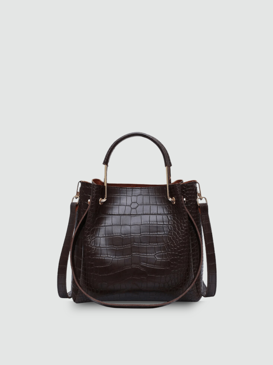 Bolsa Sacola Marrom Garbo Rafaela - Garboza