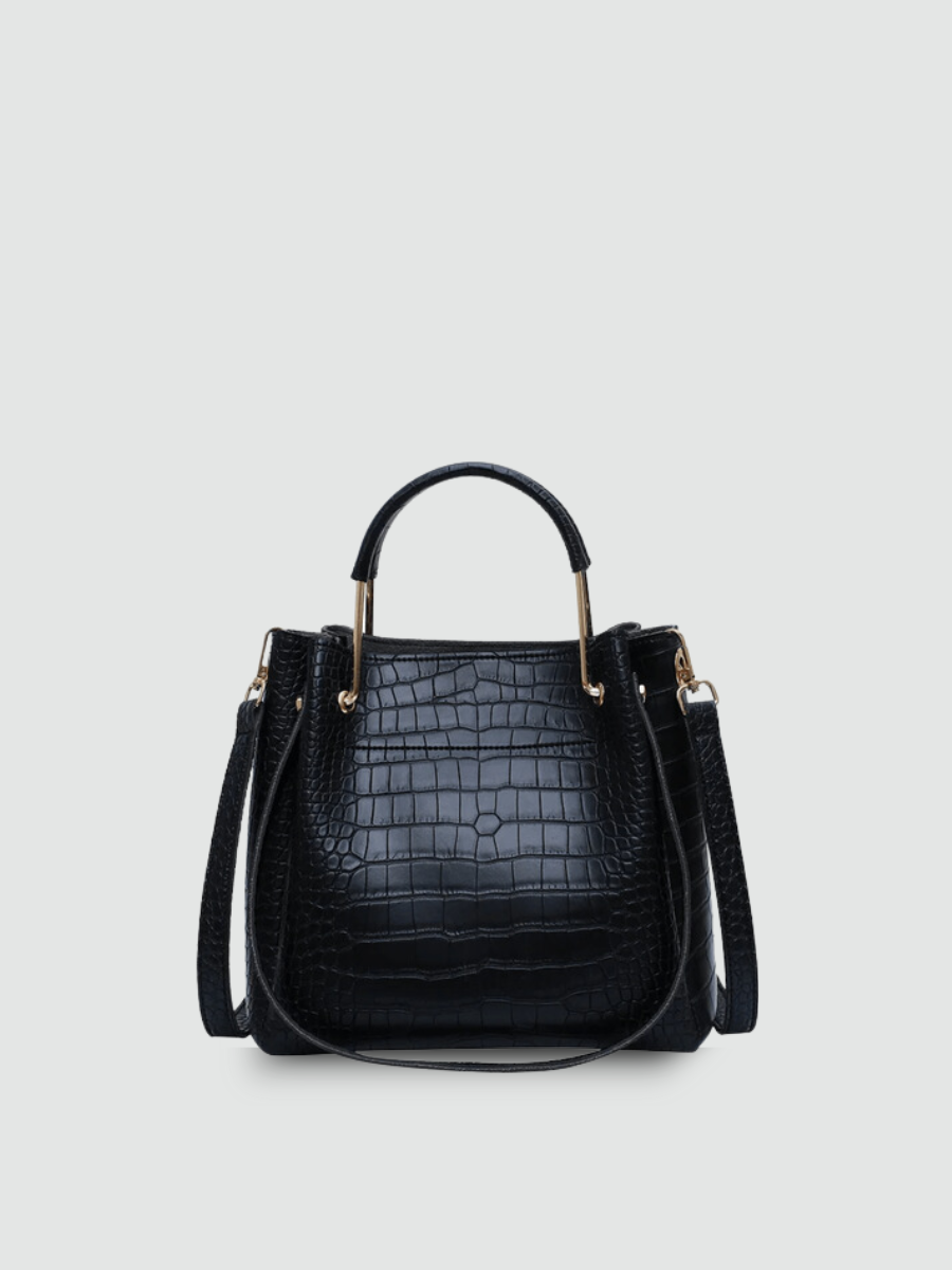 Bolsa Sacola Preto Garbo Rafaela - Garboza