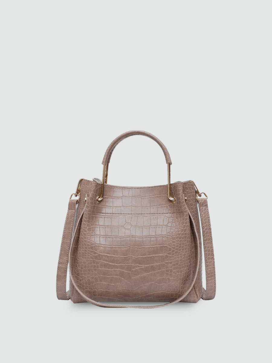 Bolsa Sacola bege Garbo Rafaela - Garboza