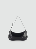 Bolsa Baguete Pequena Preta Garbo Magdalena - Garboza