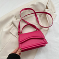 Bolsa Transversal Pequena Rosa pink Garbo Alice - Garboza