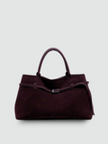Bolsa Satchel Grande Vermelho Garbo Amália - Garboza
