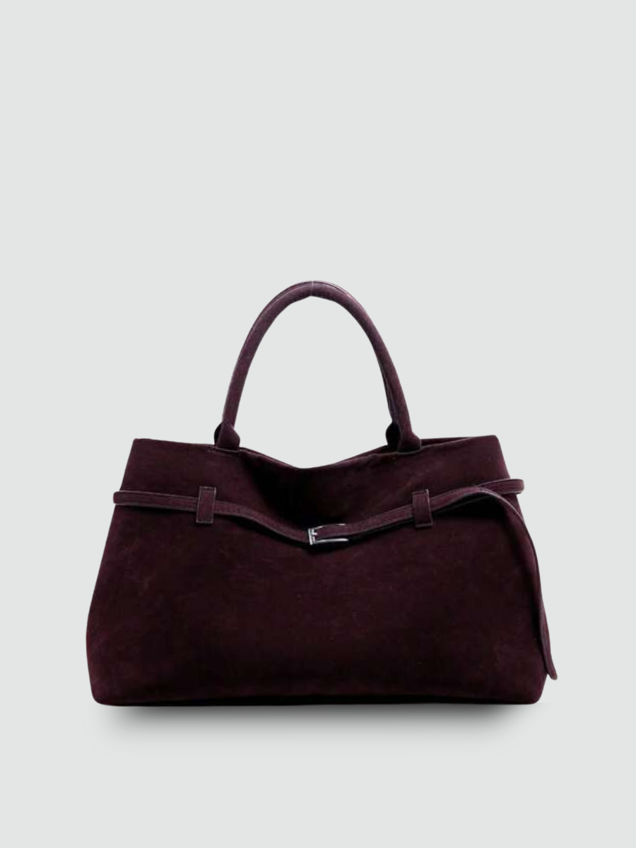 Bolsa Satchel Grande Vermelho Garbo Amália - Garboza
