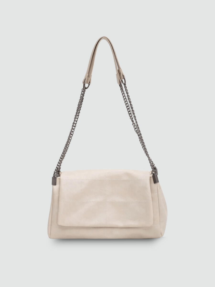 Bolsa Satchel Média Branca Garbo Isadora - Garboza
