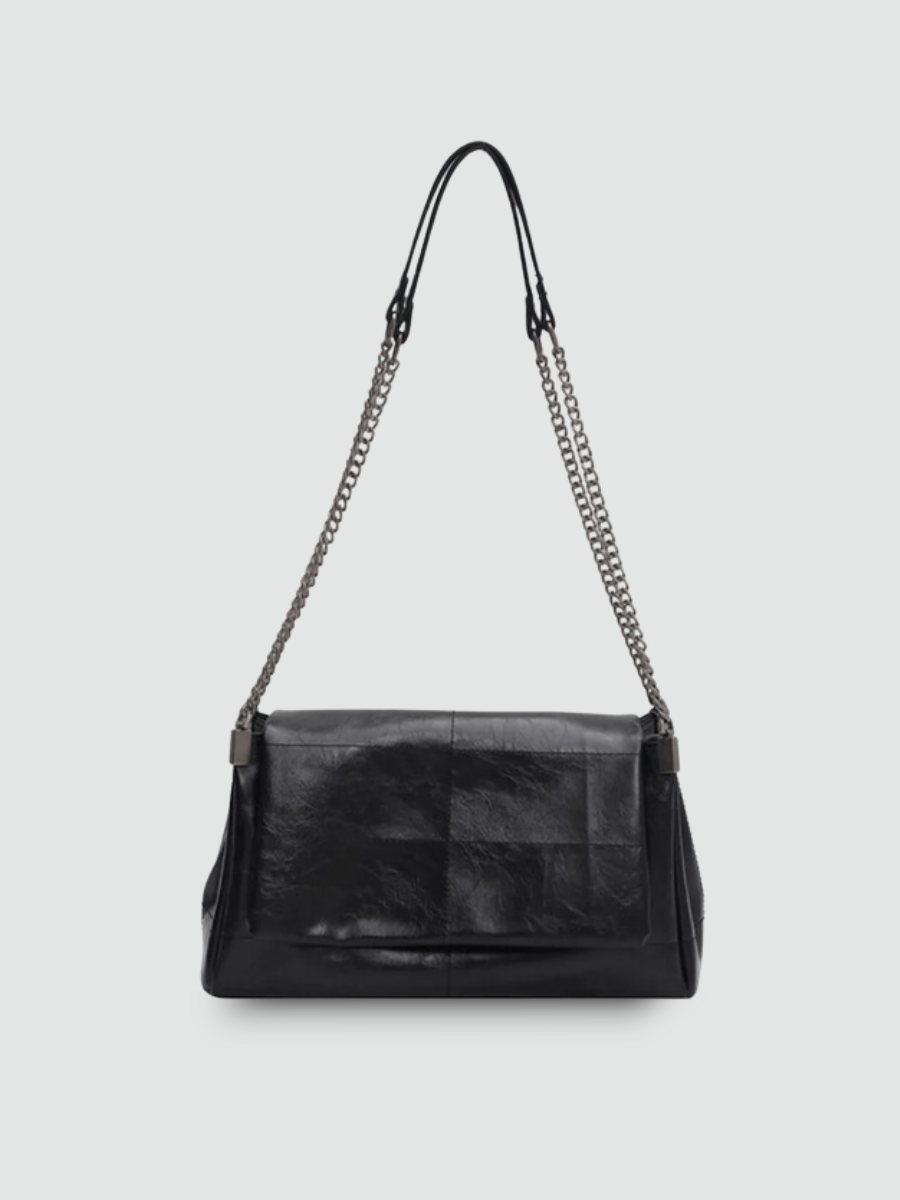 Bolsa Satchel Média Preta Garbo Isadora - Garboza