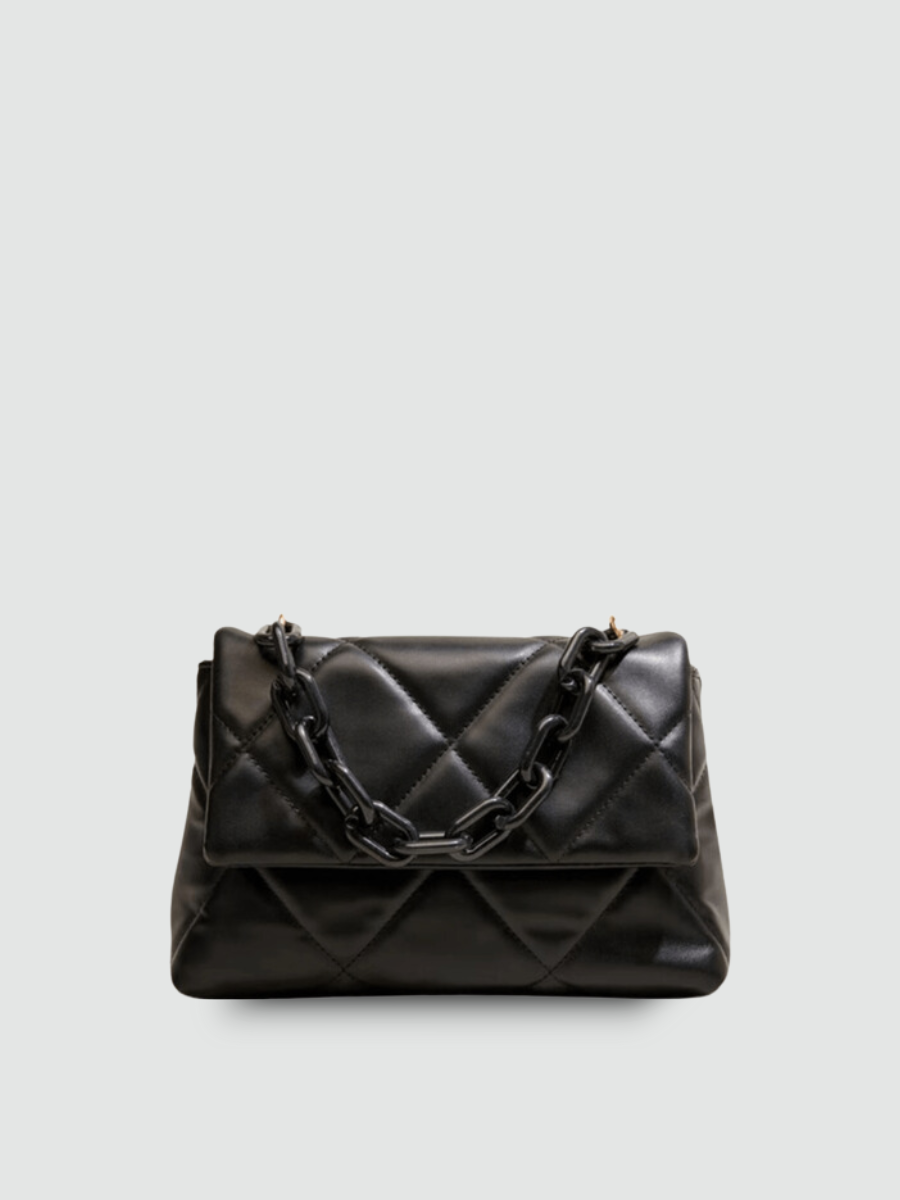 Bolsa Média Preta Garbo Tatiana - Garboza