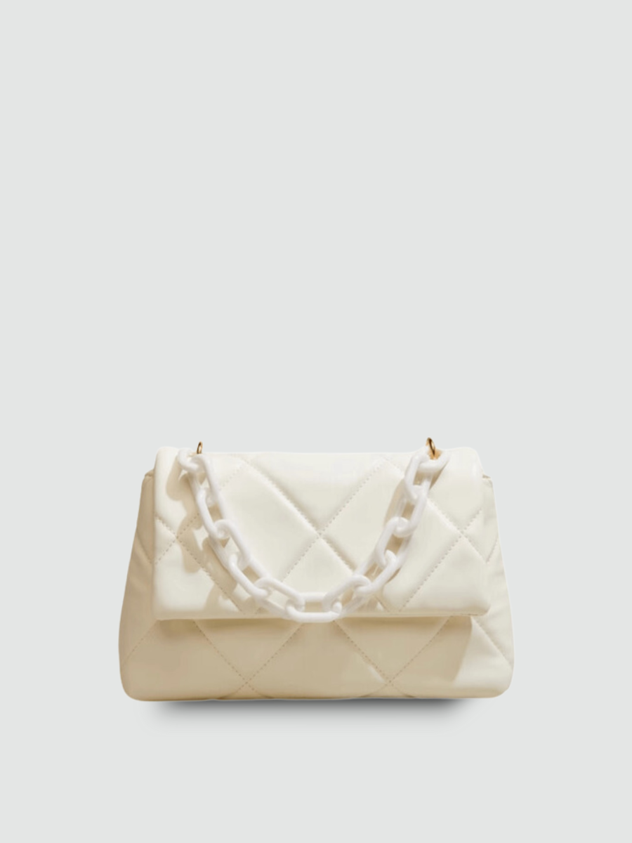 Bolsa Média Branca Garbo Tatiana - Garboza