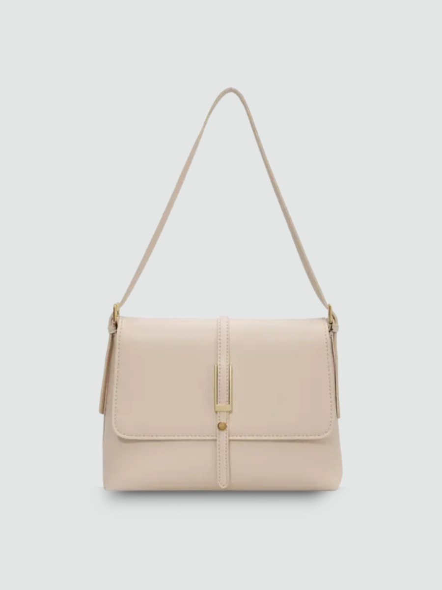 Bolsa Carteiro Grande Garbo Agatha Branca - Garboza