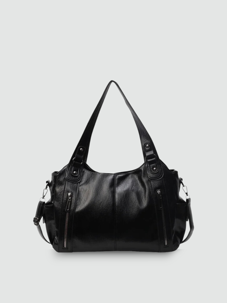 Bolsa Tote Grande Preta Garbo Marília - Garboza