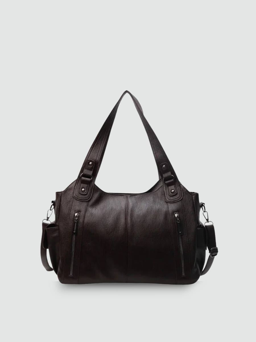 Bolsa Tote Grande Marrom Garbo Marília - Garboza