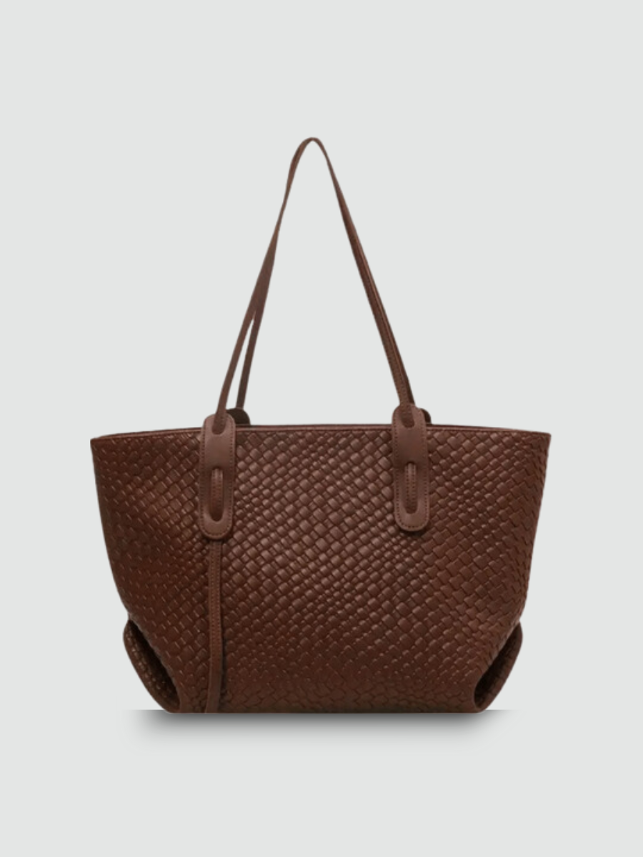 Bolsa Tote Grande Marrom Garbo Paloma - Garboza
