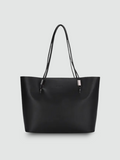 Bolsa Tote Grande Preta Garbo Sara - Garboza